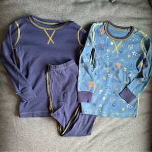 PACT 100% organic cotton Dream Big long sleeve Pajamas w/bonus shirt